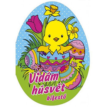 Vidám húsvét - kifestő termékhez kapcsolódó kép