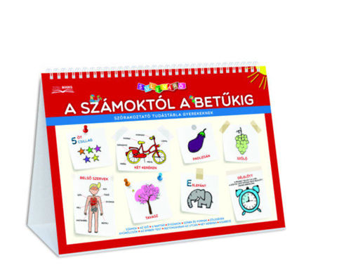 A számoktól a betűkig - Szórakoztató tudástábla gyerekeknek termékhez kapcsolódó kép