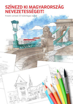 Színezd ki Magyarország nevezetességeit! - Kreatív színező 20 különleges rajzzal termékhez kapcsolódó kép