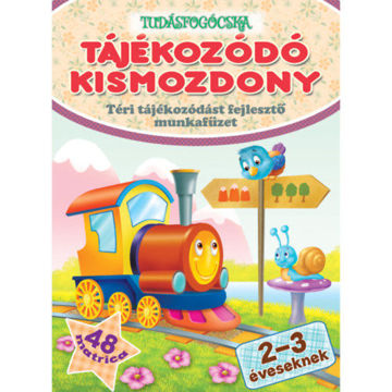 Tájékozódó kismozdony - Téri tájékozódást fejlesztő munkafüzet termékhez kapcsolódó kép