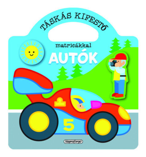 Táskás kifestő matricákkal - Autók termékhez kapcsolódó kép