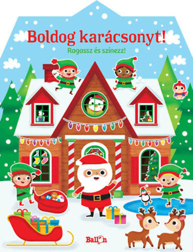 Boldog karácsonyt! - Ragassz és színezz! termékhez kapcsolódó kép
