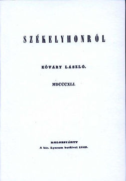 Székelyhonról termékhez kapcsolódó kép