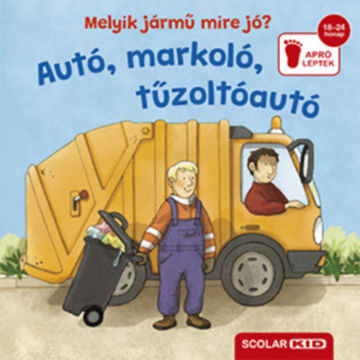 Melyik jármű mire jó? - Autó, markoló, tűzoltóautó termékhez kapcsolódó kép