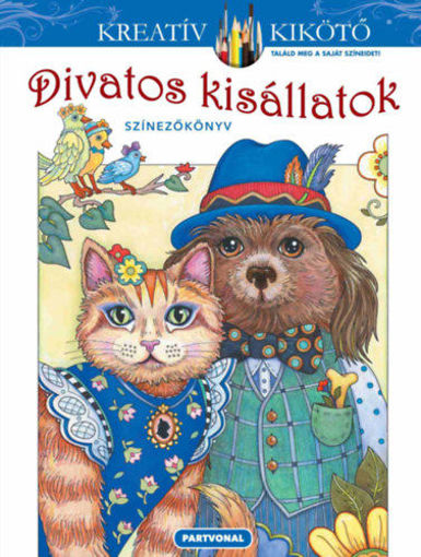 Divatos kisállatok - Színezőkönyv termékhez kapcsolódó kép