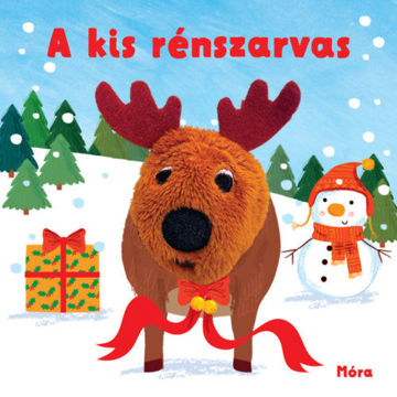 A kis rénszarvas - Plüss ujjbábbal a könyv közepén termékhez kapcsolódó kép