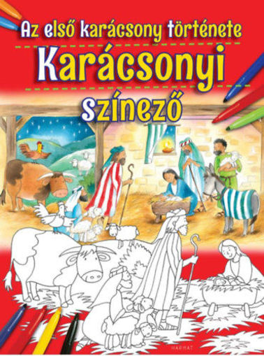 Karácsonyi színező - Az első karácsony története termékhez kapcsolódó kép