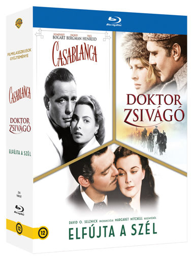 Filmklasszikusok gyűjteménye (Doktor Zsivágó, Casablanca, Elfújta a szél) termékhez kapcsolódó kép