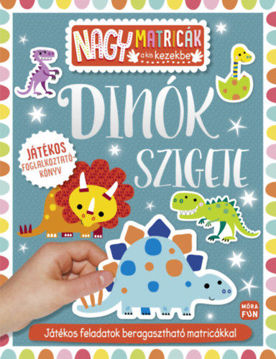 Dinók szigete - Nagy matricák a kis kezekbe - Játékos feladatok beragasztható matricákkal termékhez kapcsolódó kép