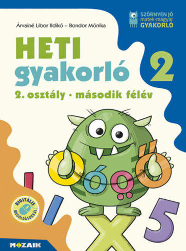 Heti gyakorló 2. osztály - második félév - Magyar és matek gyakorlófeladatok termékhez kapcsolódó kép