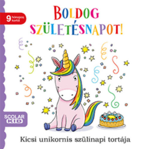 Boldog születésnapot! - Kicsi unikornis szülinapi tortája termékhez kapcsolódó kép