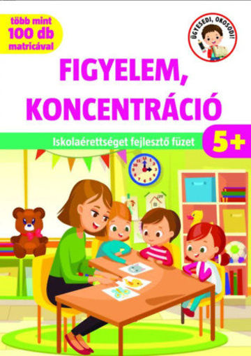 Figyelem, koncentráció - Iskolaérettséget fejlesztő füzet termékhez kapcsolódó kép