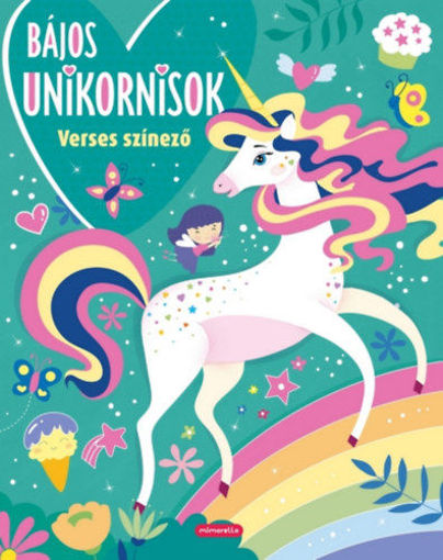 Bájos unikornisok - Verses színező termékhez kapcsolódó kép