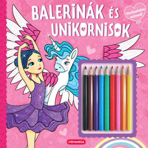 Balerinák és unikornisok - Varázslatos színező termékhez kapcsolódó kép
