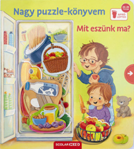 Nagy puzzle-könyvem - Mit eszünk ma? termékhez kapcsolódó kép
