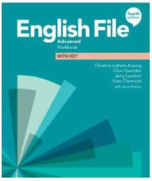 English File 4E Advanced Workbook with key termékhez kapcsolódó kép