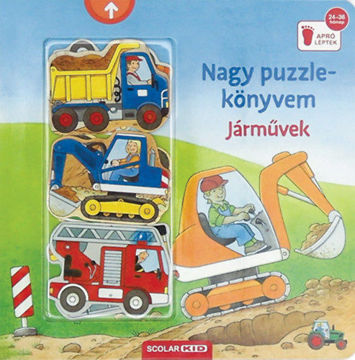 Nagy puzzle-könyvem - Járművek termékhez kapcsolódó kép