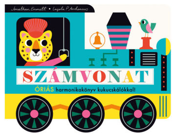 Számvonat - Óriás harmonikakönyv kukucskálókkal! termékhez kapcsolódó kép