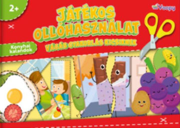Játékos ollóhasználat - Vágás gyakorlás kicsiknek - Konyhai kalandok termékhez kapcsolódó kép