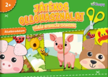 Játékos ollóhasználat - Vágás gyakorlás kicsiknek - Állatbirodalom termékhez kapcsolódó kép