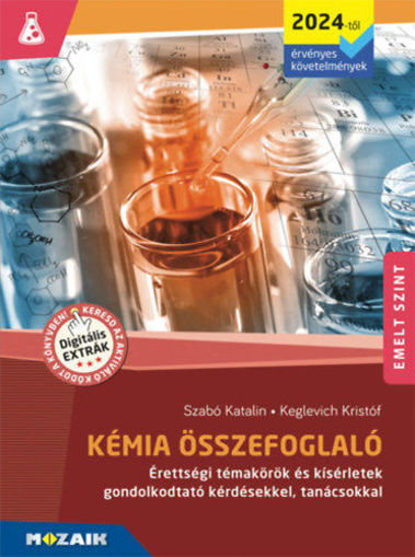 Kémia összefoglaló - Érettségi témakörök és kísérletek gondolkodtató kérdésekkel, tanácsokkal - MS-3330U termékhez kapcsolódó kép