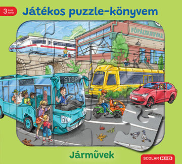Játékos puzzle-könyvem: Járművek termékhez kapcsolódó kép