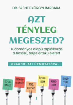 Azt tényleg megeszed? - Tudományos alapú táplálkozás a hosszú, teljes értékű életért termékhez kapcsolódó kép