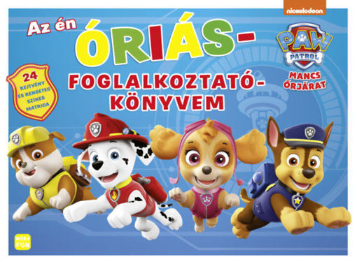 Mancs Őrjárat - Az én óriás foglalkoztatókönyvem - 24 rejtvény és rengeteg színes matrica termékhez kapcsolódó kép