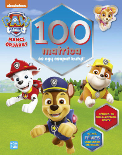 Mancs Őrjárat - 100 matrica és egy csapat kutyi! - Színező és foglalkoztatókönyv termékhez kapcsolódó kép