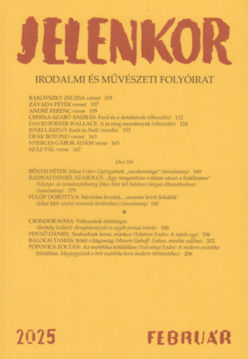 Jelenkor - Irodalmi és művészeti folyóirat - 2025. február termékhez kapcsolódó kép