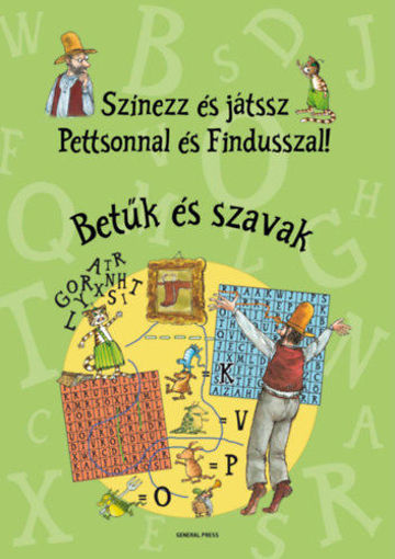 Színezz és játssz Pettsonnal és Findusszal! - Betűk és szavak termékhez kapcsolódó kép
