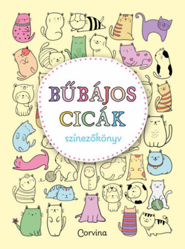 Bűbájos cicák - Színezőkönyv termékhez kapcsolódó kép