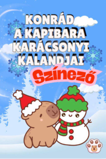 Konrád a kapibara karácsonyi kalandjai - Színező termékhez kapcsolódó kép