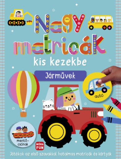 Nagy matricák kis kezekbe - Járművek termékhez kapcsolódó kép