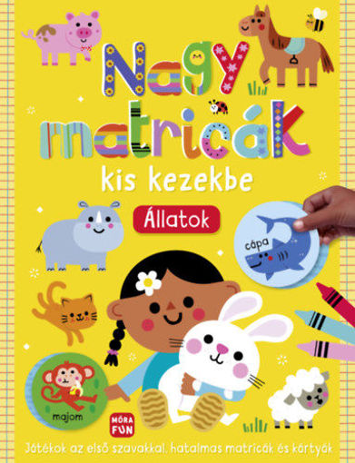 Nagy matricák kis kezekbe - Állatok termékhez kapcsolódó kép