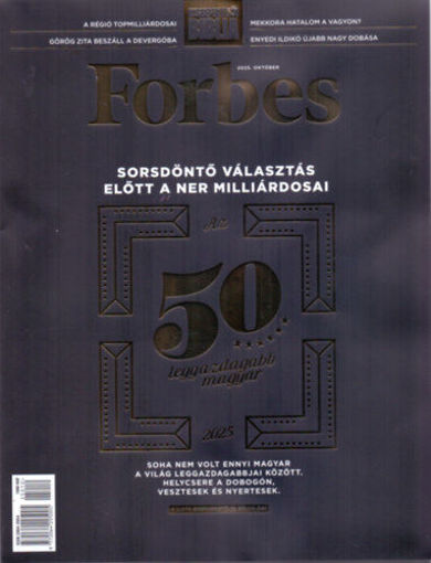 Forbes - 2025. október termékhez kapcsolódó kép