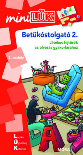 Betűkóstolgató 2. - Mini LÜK - Játékos fejtörők az olvasás gyakolásához LDI211 termékhez kapcsolódó kép