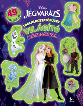 Foglalkoztatófüzet világító matricákkal - Jégvarázs termékhez kapcsolódó kép