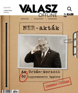 Válasz Offline Bookazine - 2026/1. - NER-akták - Az Orbán-korszak 50 legpiszkosabb ügylete termékhez kapcsolódó kép
