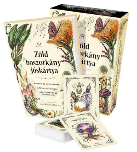 A zöld boszorkány jóskártya (könyv és kártya) - Engedd be az életedbe a természet mágia bölcsességét és varázslatát termékhez kapcsolódó kép