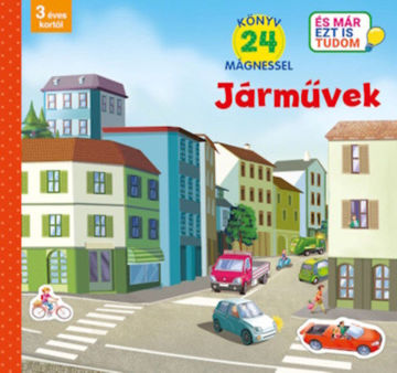Járművek - Könyv 24 mágnessel - 3 éves kortól termékhez kapcsolódó kép