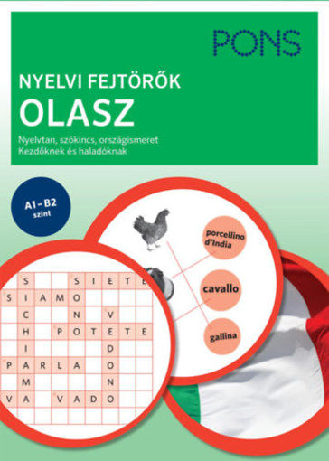 PONS Nyelvi fejtörők OLASZ - Nyelvtan, szókincs, országismeret kezdőknek és haladóknak termékhez kapcsolódó kép