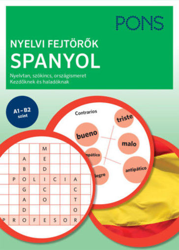 PONS Nyelvi fejtörők SPANYOL - Nyelvtan, szókincs, országismeret kezdőknek és haladóknak termékhez kapcsolódó kép