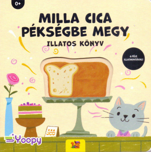 Milla Cica pékségbe megy - Illatos könyv termékhez kapcsolódó kép