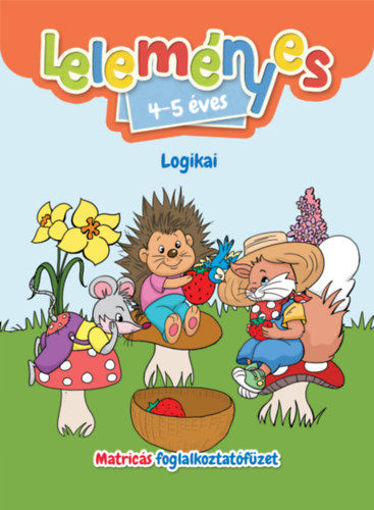 Leleményes 4-5 éves - Logikai feladatok - Matricás foglalkoztatófüzet termékhez kapcsolódó kép