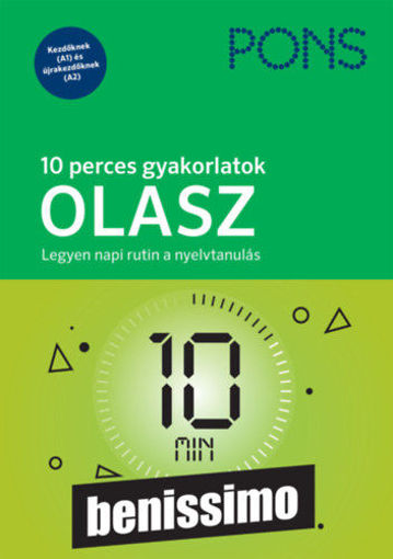 PONS 10 perces gyakorlatok OLASZ - Legyen napi rutin a nyelvtanulás - Kezdőknek és újrakezdőknek termékhez kapcsolódó kép