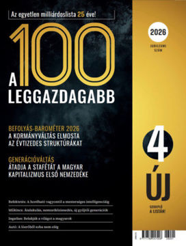 A 100 Leggazdagabb 2026 - Jubileumi szám termékhez kapcsolódó kép