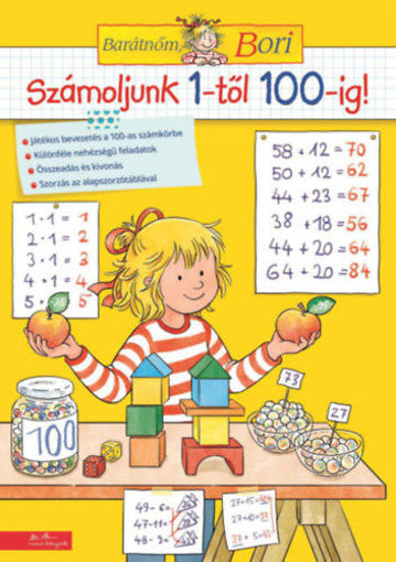 Számoljunk 1-től 100-ig! - Barátnőm, Bori foglalkoztató füzet termékhez kapcsolódó kép