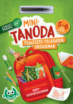Minitanoda fejlesztő feladatok ovisoknak - 5-6 éves kortól - letörölhető filccel termékhez kapcsolódó kép