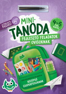 Minitanoda fejlesztő feladatok ovisoknak - 4-5 éves kortól - letörölhető filccel termékhez kapcsolódó kép